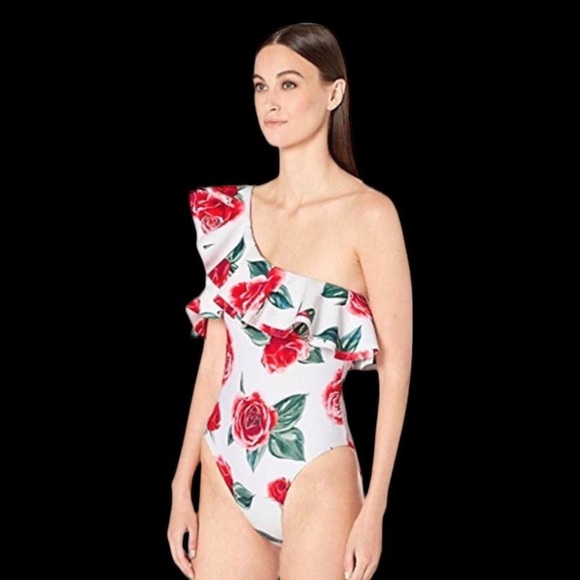 Onia Other - Onia X We Wore What Stella One-Piece Swimsuit. NWT. Size S Roses